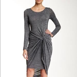 Stitch Fix Adrianna Papell Gray Rollen Body Con Midi Dress Sz.XSP NWT